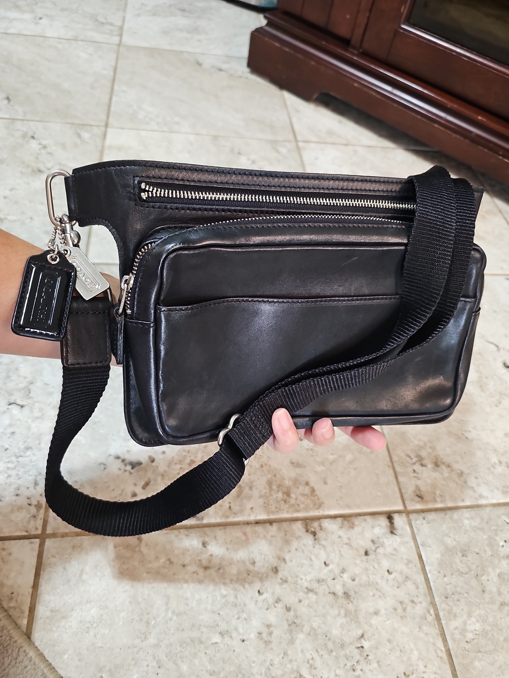 Vintage COACH Fanny Chest Leather Bag